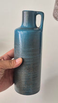 웁살라 에케비 (Upsala-Ekeby) 블루 긴 화병 (21cm)
